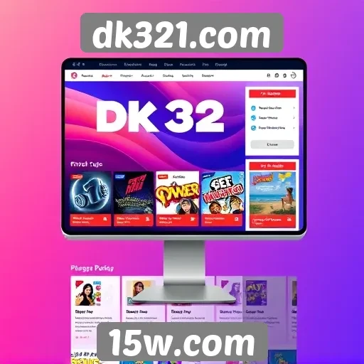 Interface do dk321.com é intuitiva e amigável